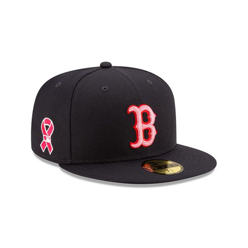 MLB Boston Red Sox Mother's Day 59Fifty Fitted (CTX6709) - Blue New Era Caps